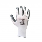 Rękawice z nitrylem szaro-białe kpl.12 par 7[S] - Rękawice z nitrylem szaro-białe 10[XL]